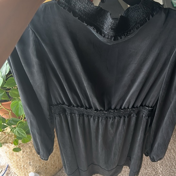 BCBG Maxazria Silk Dress Black Size Medium - Picture 8 of 16